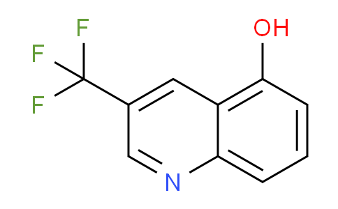 CAS No. 1261803-34-2, 3-(Trifluoromethyl)quinolin-5-ol