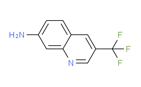 CAS No. 1824276-00-7, 3-(Trifluoromethyl)quinolin-7-amine