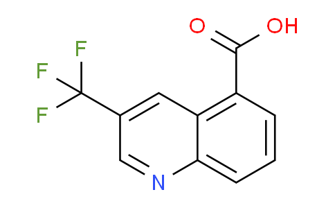 CAS No. 1841081-82-0, 3-(Trifluoromethyl)quinoline-5-carboxylic acid
