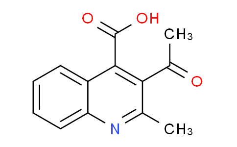 CAS No. 106380-95-4, 3-Acetyl-2-methylquinoline-4-carboxylic acid