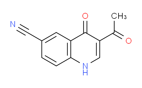 CAS No. 1488325-19-4, 3-Acetyl-4-oxo-1,4-dihydroquinoline-6-carbonitrile