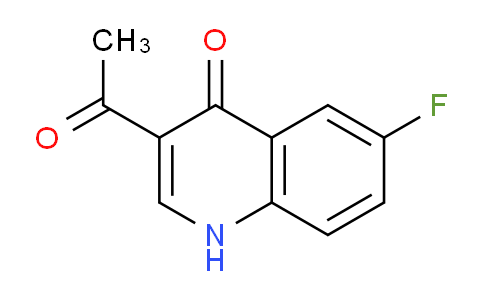 CAS No. 1023293-18-6, 3-Acetyl-6-fluoroquinolin-4(1H)-one