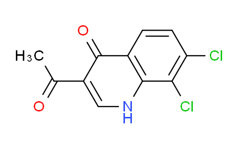 CAS No. 1216041-18-7, 3-Acetyl-7,8-dichloroquinolin-4(1H)-one