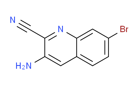 CAS No. 1823939-31-6, 3-Amino-7-bromoquinoline-2-carbonitrile
