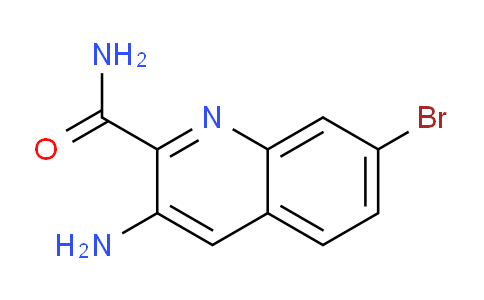 CAS No. 1823920-21-3, 3-Amino-7-bromoquinoline-2-carboxamide