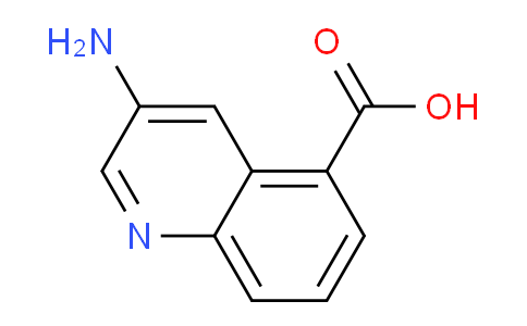 CAS No. 1539636-62-8, 3-Aminoquinoline-5-carboxylic acid