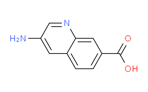 CAS No. 1824051-45-7, 3-Aminoquinoline-7-carboxylic acid