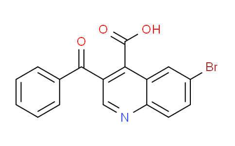 CAS No. 444114-73-2, 3-Benzoyl-6-bromoquinoline-4-carboxylic acid
