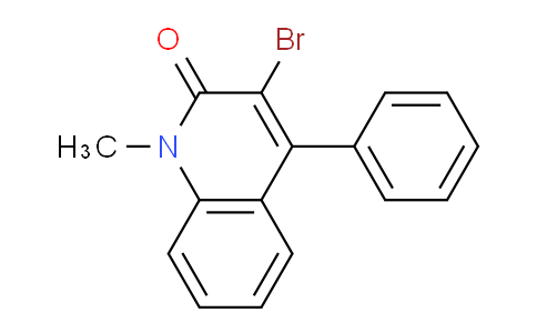 CAS No. 852203-12-4, 3-Bromo-1-methyl-4-phenyl-1H-2-quinolinone