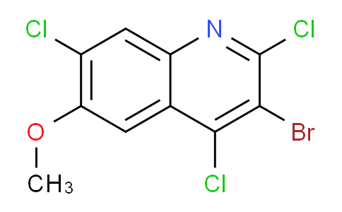 CAS No. 1447963-21-4, 3-Bromo-2,4,7-trichloro-6-methoxyquinoline