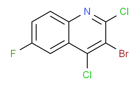 CAS No. 1447962-06-2, 3-Bromo-2,4-dichloro-6-fluoroquinoline