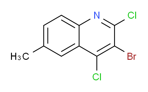 CAS No. 1447949-15-6, 3-Bromo-2,4-dichloro-6-methylquinoline
