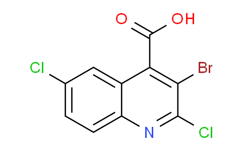 CAS No. 1437483-32-3, 3-Bromo-2,6-dichloroquinoline-4-carboxylic acid