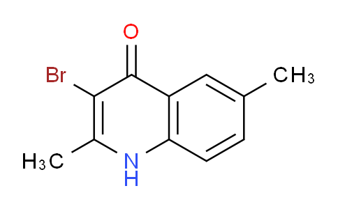 CAS No. 123637-36-5, 3-Bromo-2,6-dimethylquinolin-4(1H)-one