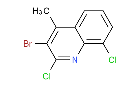 CAS No. 1437433-31-2, 3-Bromo-2,8-dichloro-4-methylquinoline