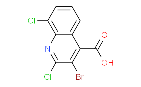 CAS No. 1437432-61-5, 3-Bromo-2,8-dichloroquinoline-4-carboxylic acid