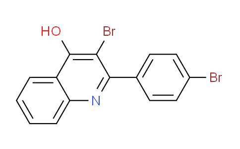 CAS No. 502841-11-4, 3-Bromo-2-(4-bromophenyl)quinolin-4-ol