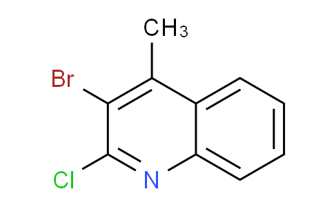CAS No. 1134335-05-9, 3-Bromo-2-chloro-4-methylquinoline