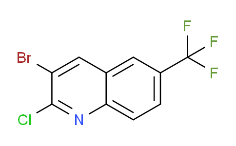 CAS No. 1447949-06-5, 3-Bromo-2-chloro-6-(trifluoromethyl)quinoline