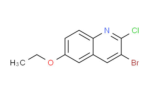 CAS No. 1447953-02-7, 3-Bromo-2-chloro-6-ethoxyquinoline