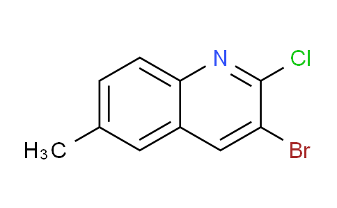 CAS No. 1447960-35-1, 3-Bromo-2-chloro-6-methylquinoline