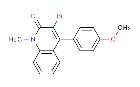 DY688689 | 853192-45-7 | 3-Bromo-4-(4-methoxyphenyl)-1-methyl-1H-2 -quinolinone
