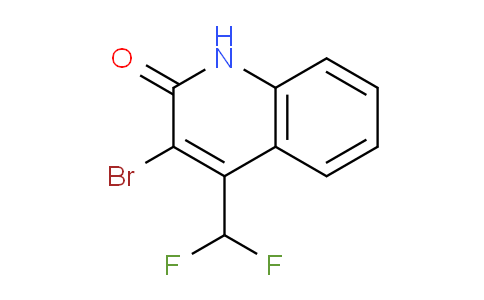 CAS No. 1710293-55-2, 3-Bromo-4-(difluoromethyl)quinolin-2(1H)-one
