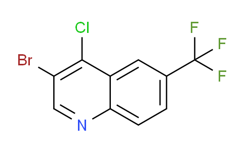 CAS No. 1204810-99-0, 3-Bromo-4-chloro-6-(trifluoromethyl)quinoline