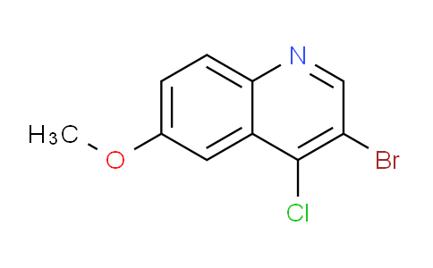 CAS No. 1203579-29-6, 3-Bromo-4-chloro-6-methoxyquinoline