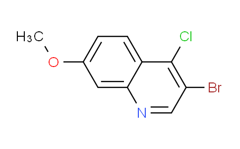 CAS No. 1203579-63-8, 3-Bromo-4-chloro-7-methoxyquinoline