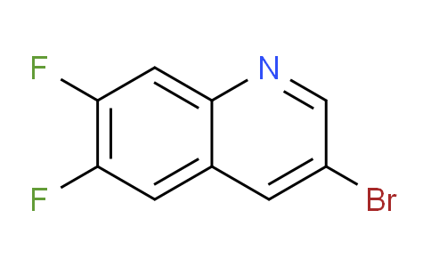 CAS No. 1841081-70-6, 3-Bromo-6,7-difluoroquinoline