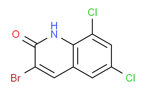 CAS No. 1707391-97-6, 3-Bromo-6,8-dichloroquinolin-2(1H)-one