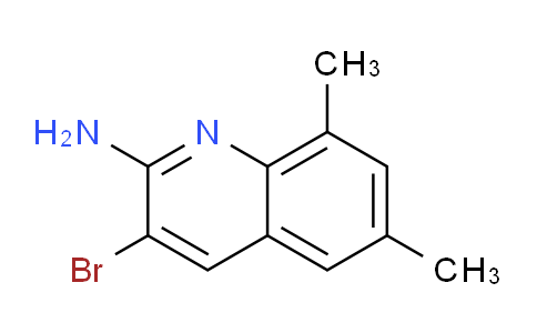 CAS No. 1447959-22-9, 3-Bromo-6,8-dimethylquinolin-2-amine