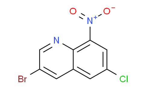 CAS No. 183543-61-5, 3-Bromo-6-chloro-8-nitroquinoline