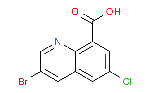 CAS No. 860206-90-2, 3-Bromo-6-chloroquinoline-8-carboxylic acid