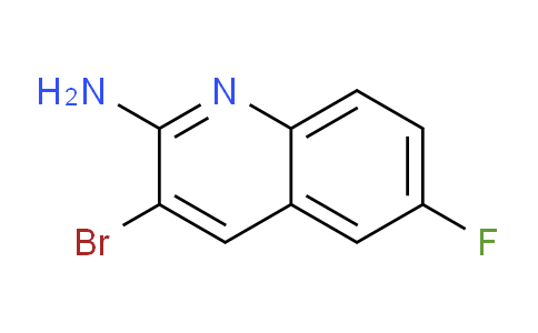 CAS No. 1447961-74-1, 3-Bromo-6-fluoroquinolin-2-amine
