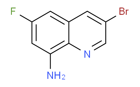 CAS No. 515170-53-3, 3-Bromo-6-fluoroquinolin-8-amine