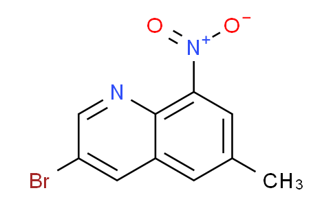 CAS No. 210708-23-9, 3-Bromo-6-methyl-8-nitroquinoline