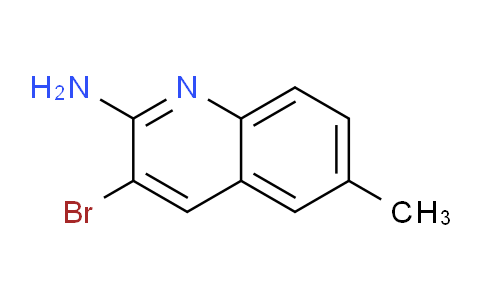 CAS No. 1447961-75-2, 3-Bromo-6-methylquinolin-2-amine