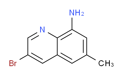 CAS No. 858467-30-8, 3-Bromo-6-methylquinolin-8-amine