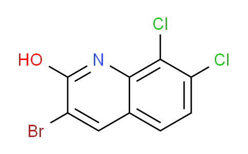 CAS No. 1707585-80-5, 3-Bromo-7,8-dichloroquinolin-2-ol