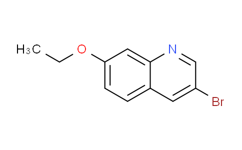 CAS No. 1476078-53-1, 3-Bromo-7-ethoxyquinoline