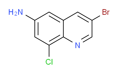 CAS No. 808755-82-0, 3-Bromo-8-chloroquinolin-6-amine