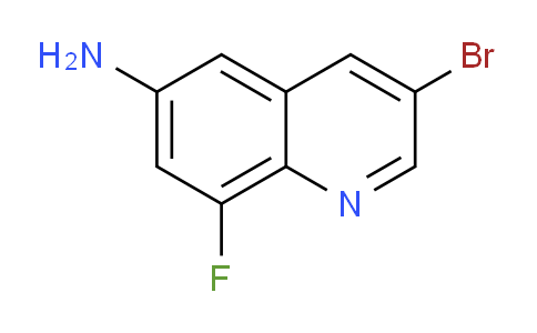 CAS No. 1432323-09-5, 3-Bromo-8-fluoroquinolin-6-amine
