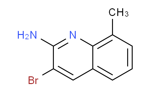 CAS No. 1447960-47-5, 3-Bromo-8-methylquinolin-2-amine