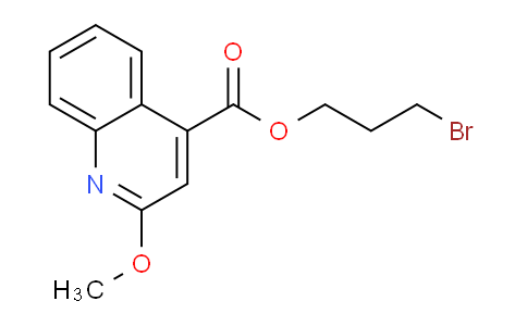 CAS No. 1617517-81-3, 3-Bromopropyl 2-methoxyquinoline-4-carboxylate
