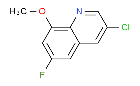 CAS No. 1823963-58-1, 3-Chloro-6-fluoro-8-methoxyquinoline