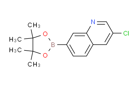 CAS No. 1426050-86-3, 3-Chloro-7-(4,4,5,5-tetramethyl-1,3,2-dioxaborolan-2-yl)quinoline