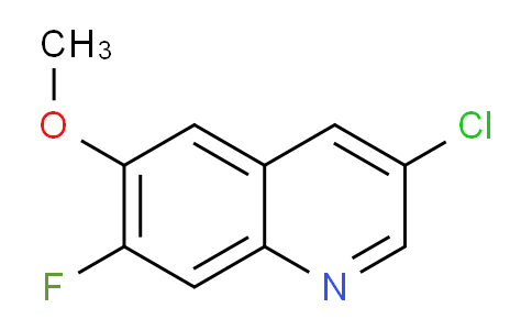 CAS No. 1823924-52-2, 3-Chloro-7-fluoro-6-methoxyquinoline