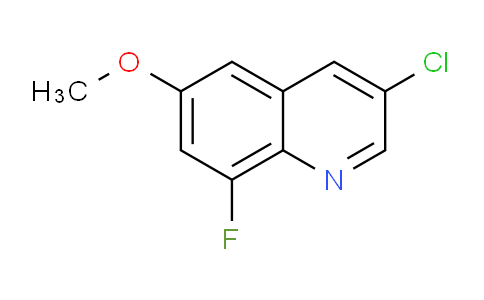 CAS No. 1823940-04-0, 3-Chloro-8-fluoro-6-methoxyquinoline